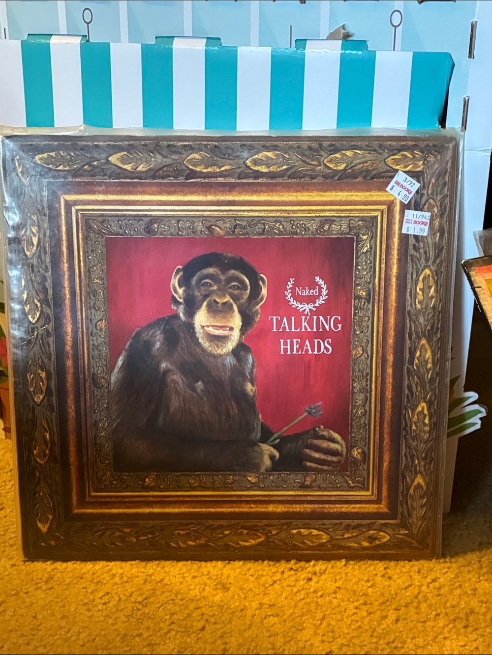 Talking Heads Naked Album Vinyl Records 1988
